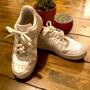 Nike Air Force Ones women’s size 7.5 white